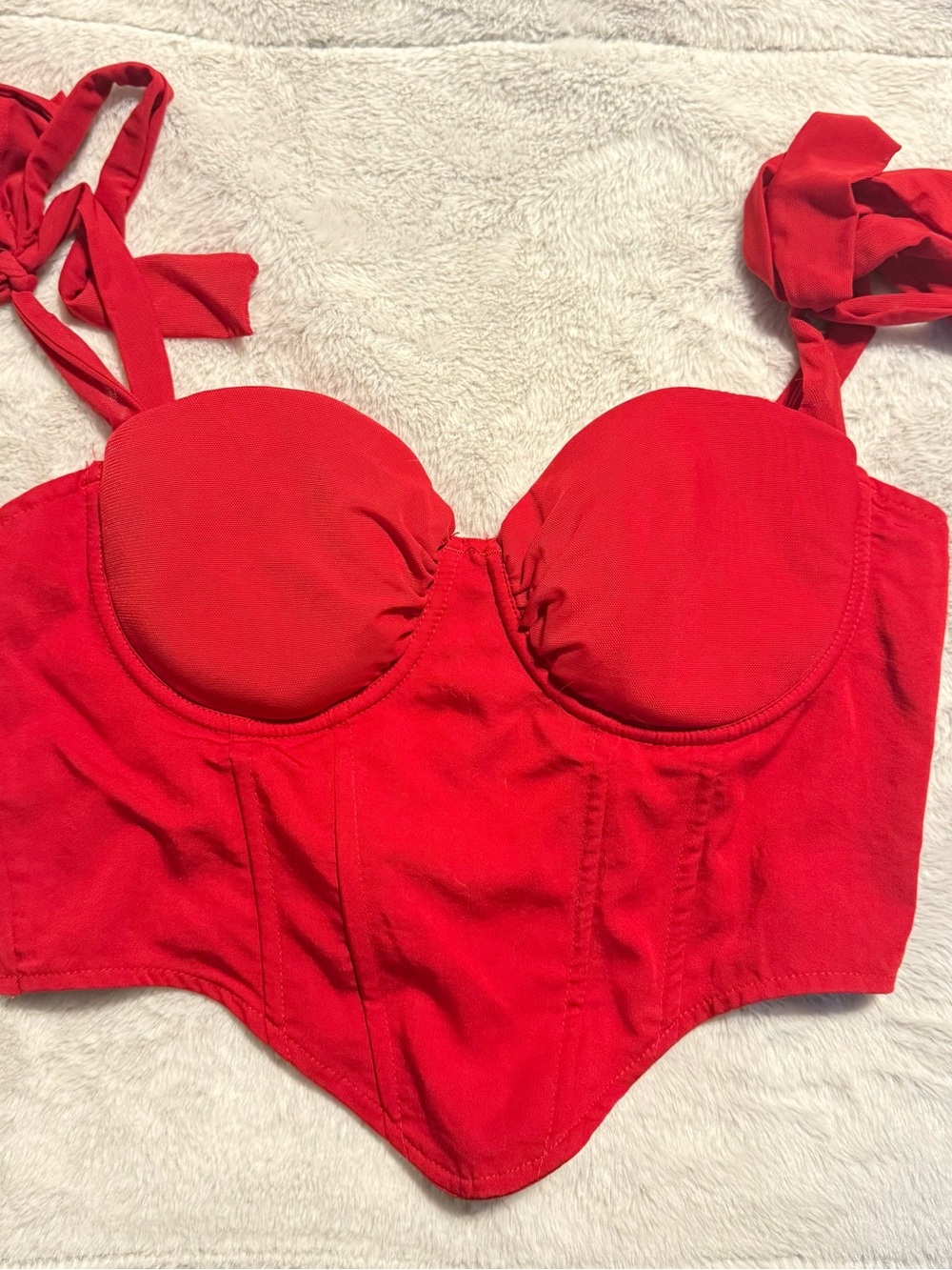 Elegant Red Women's Top